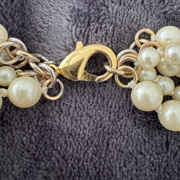 J. Crew Factory Multi-Strand Cream Pearl Necklace - Picture 2 of 3